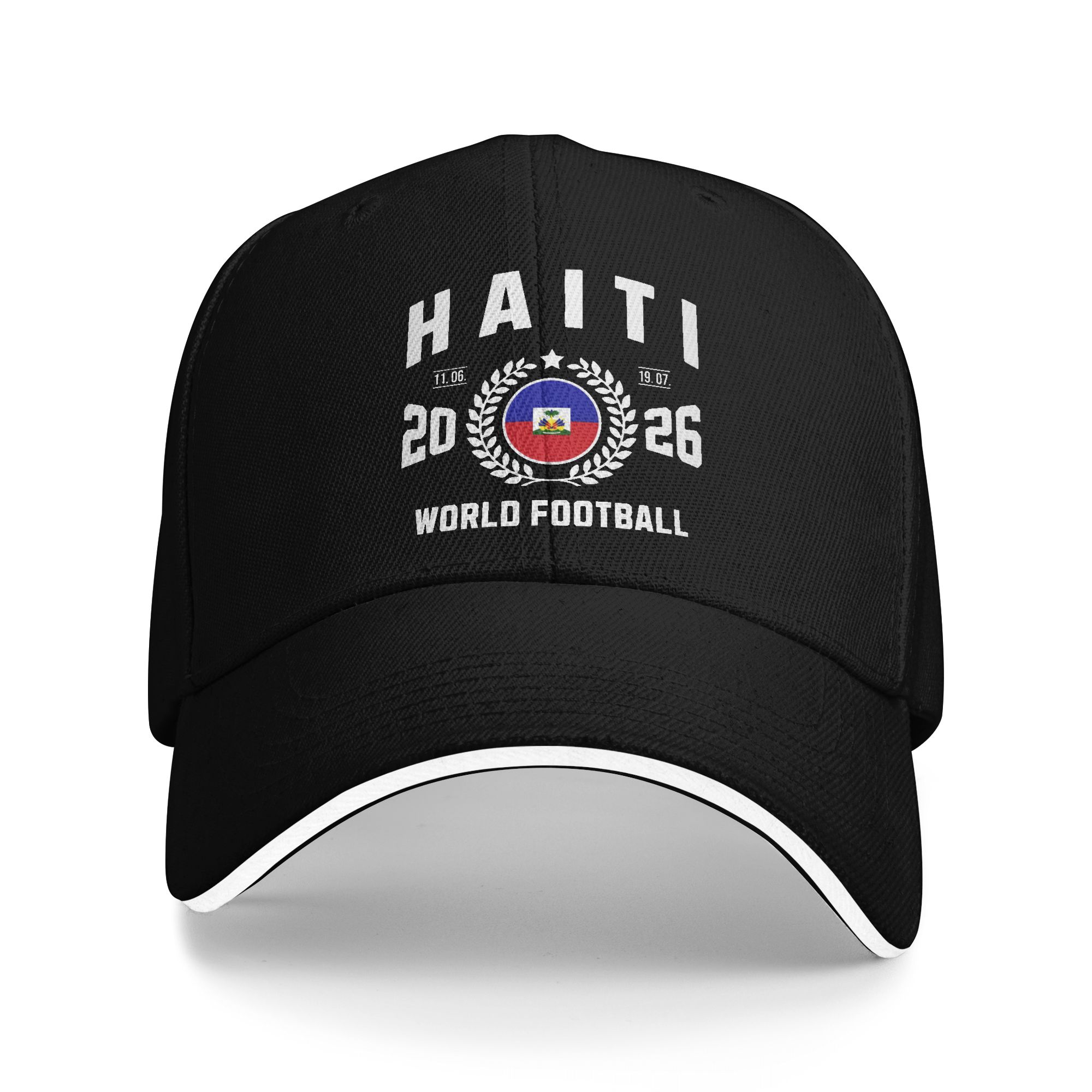 Badminton Icon - Haiti Football Supporter 2026 Badge Sun