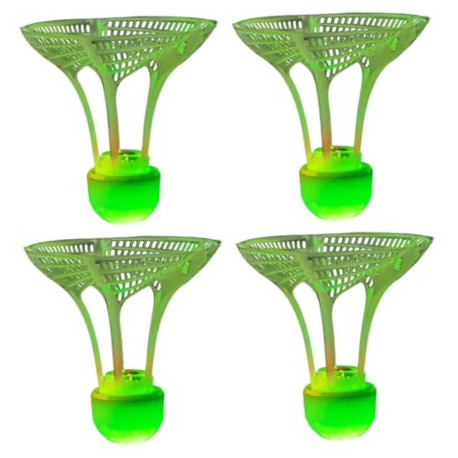 Badminton Shuttlecock - 4Pcs Badminton Ball, Lighting Glow in