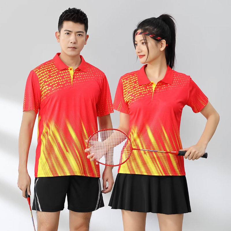 Badminton Jersey - 2024 New Polo Badminton Shirt Men
