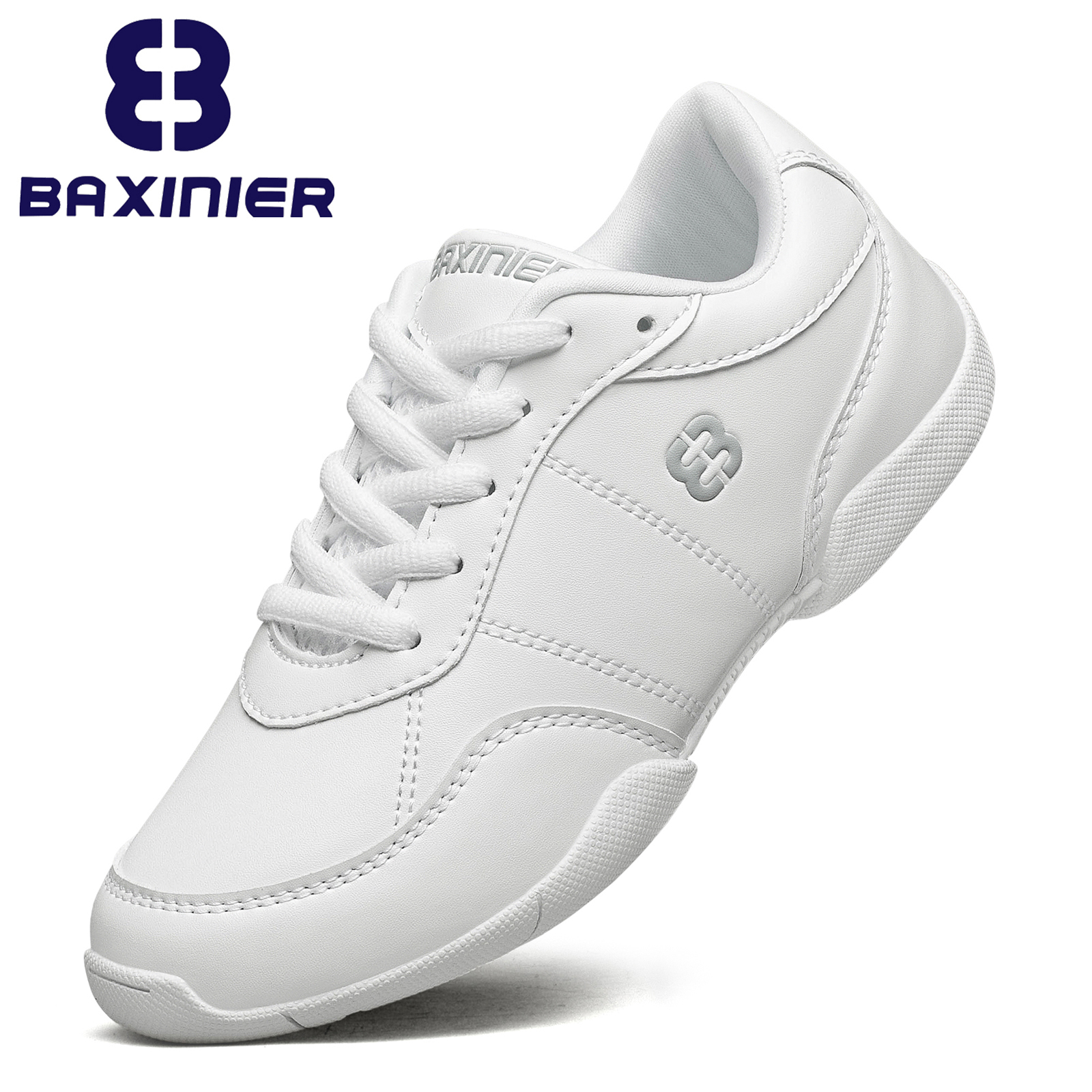 Girls White Cheerleading Shoes - Badminton Junior 评论和价格