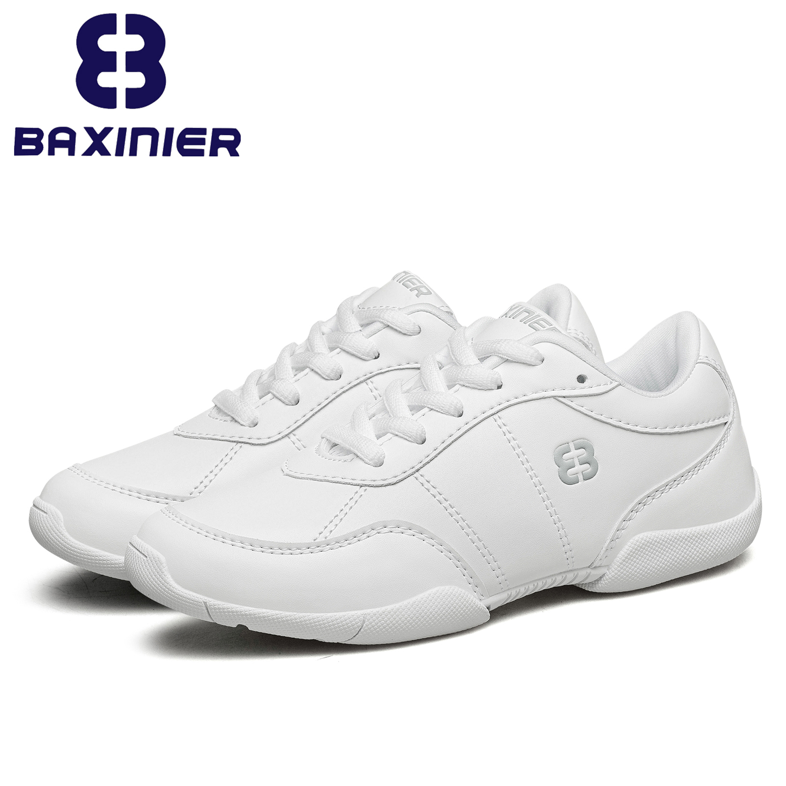 Girls White Cheerleading Shoes - Badminton Junior 评论和价格