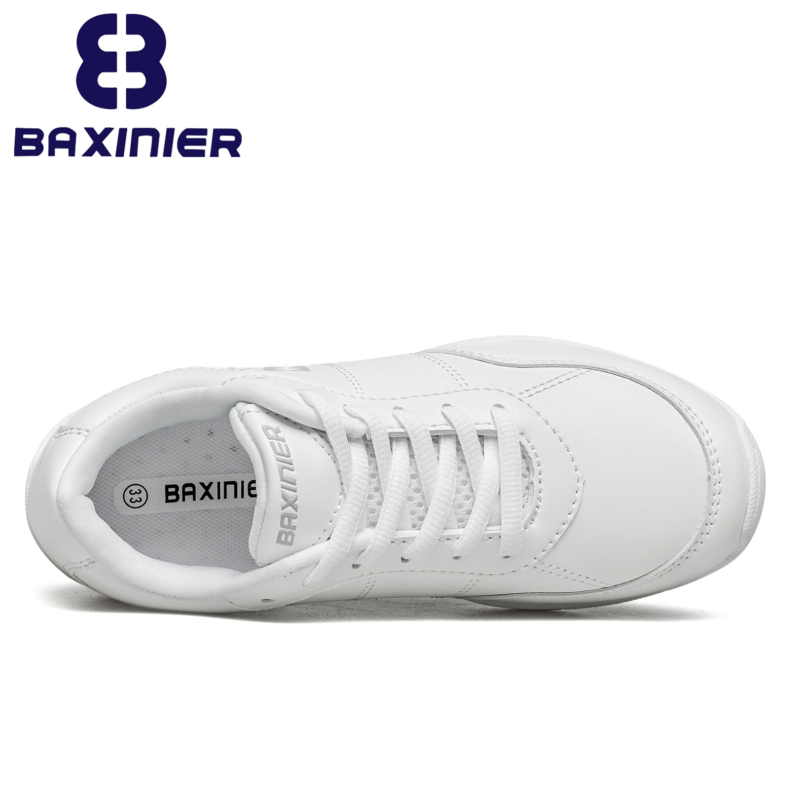 Girls White Cheerleading Shoes - Badminton Junior 评论和价格