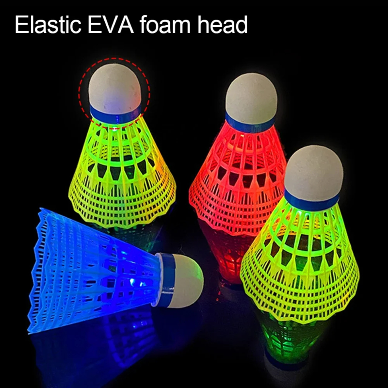 6Pcs LED Badminton Ball Glowin - Badminton Nylon Shuttlecock 评论和价格