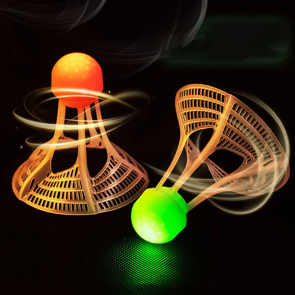 Glow-In-The-Dark Windproof Bad - Badminton Nylon Shuttlecock 评论和价格
