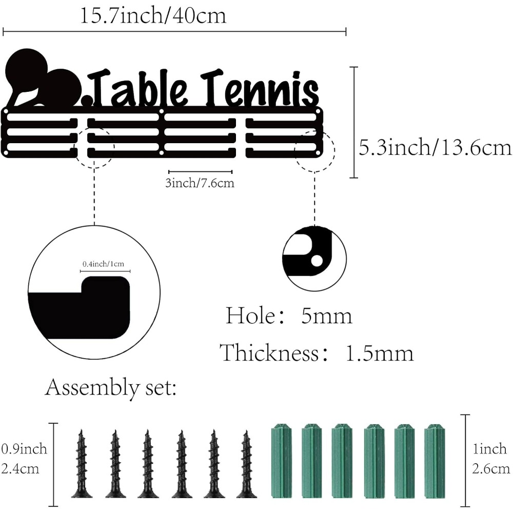 Medal Holder Sport Table Tenni - Badminton Icon 评论和价格