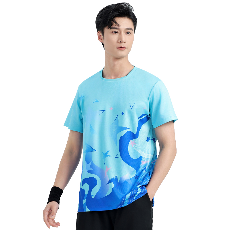 Badminton Table Tee Men 3D Pri - Badminton Jersey 评论和价格