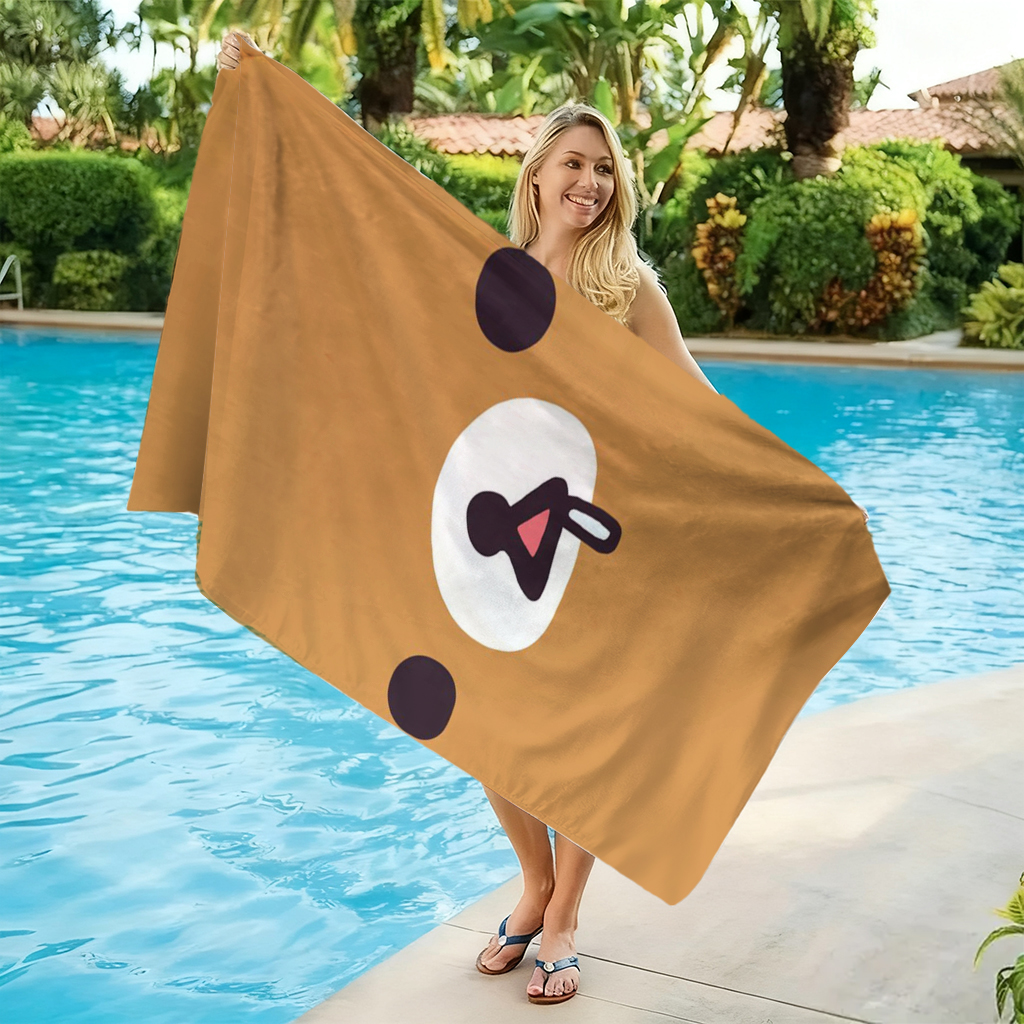 Funny Bear Emoji Beach Towel S - Towel Small Sport 评论和价格