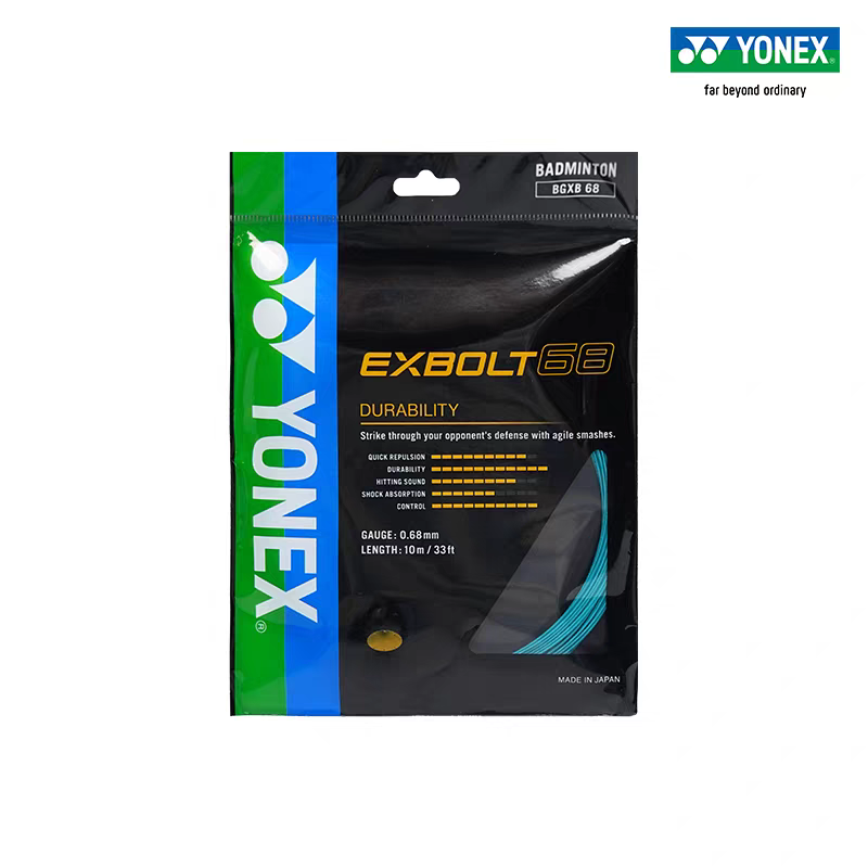 YONEX BGXB68 65CH Durable Elas - Badminton Yonex String 评论和价格