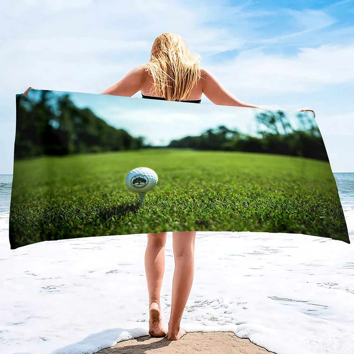 Sport Ball Golf Beach Towels,G - Towel Small Sport 评论和价格