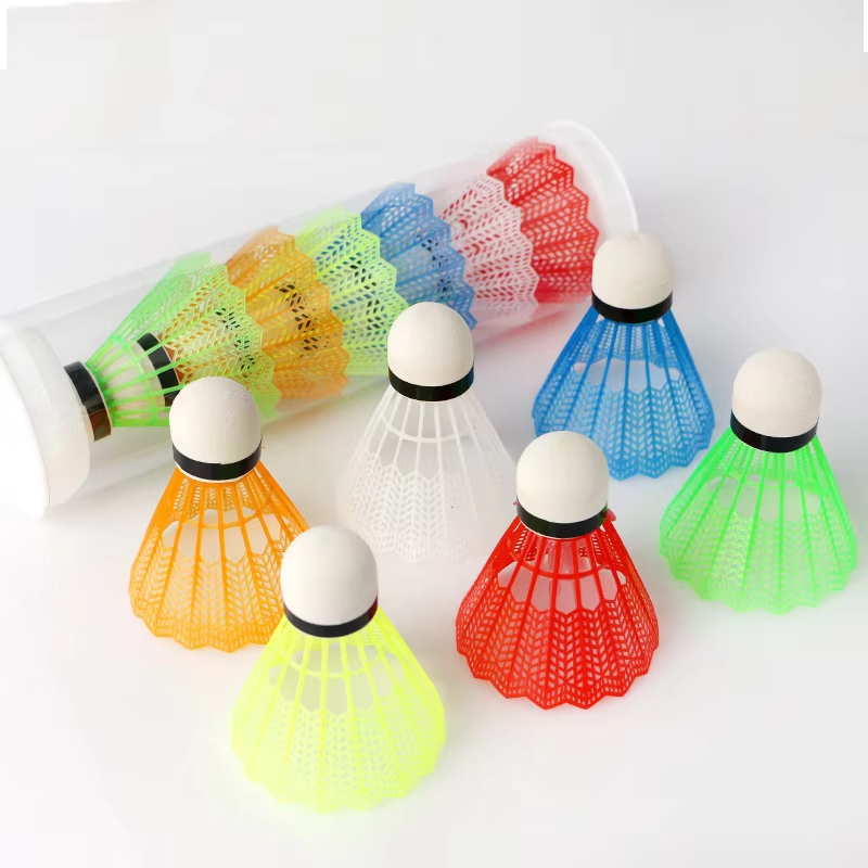 12Pcs Colorful Plastic Badmint - Badminton Nylon Shuttlecock 评论和价格