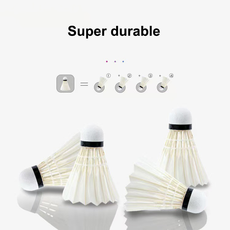 3/6Pcs Badminton Balls Shuttle - Badminton Shuttlecock 评论和价格