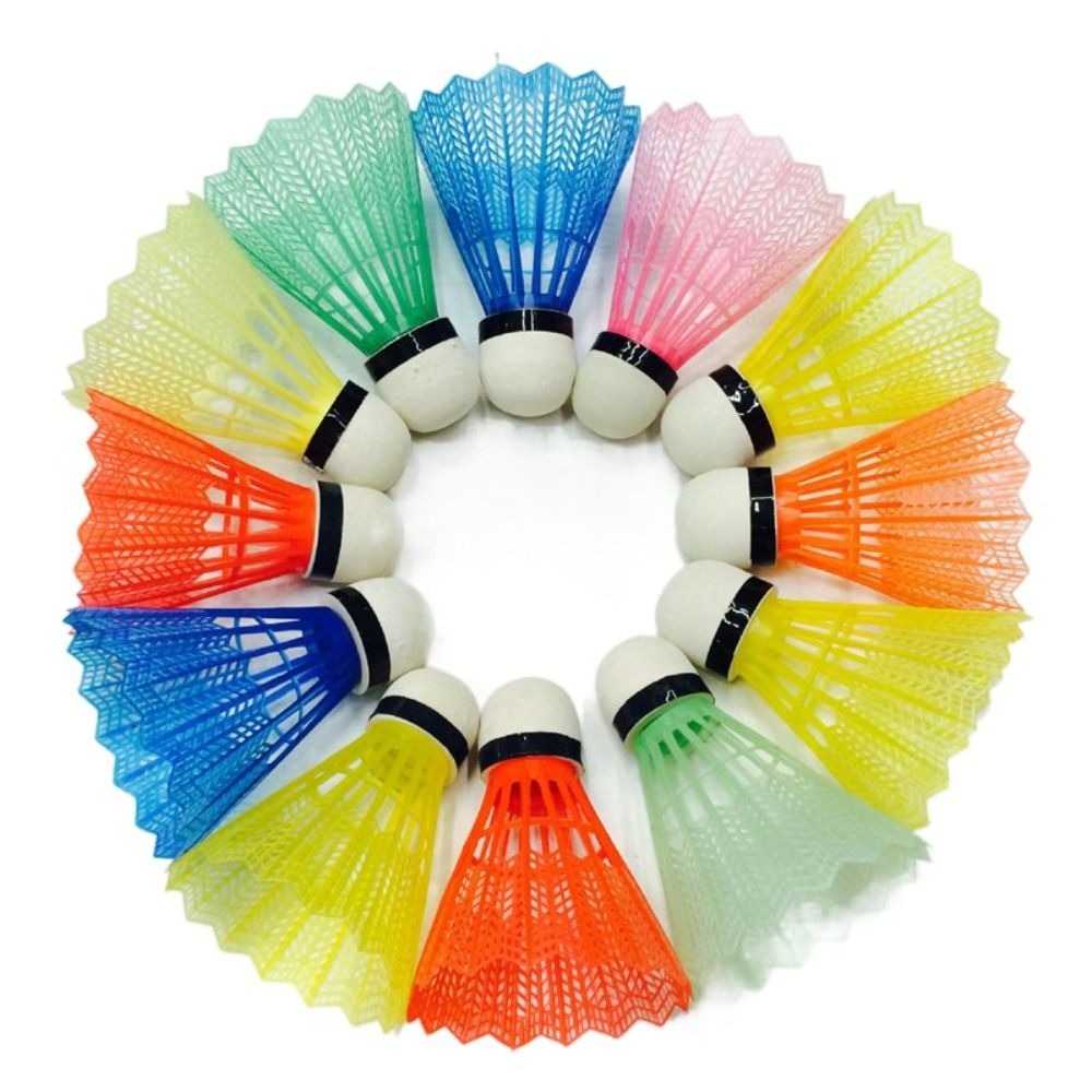 6/12PCS Windproof Badminton Mu - Badminton Nylon Shuttlecock 评论和价格