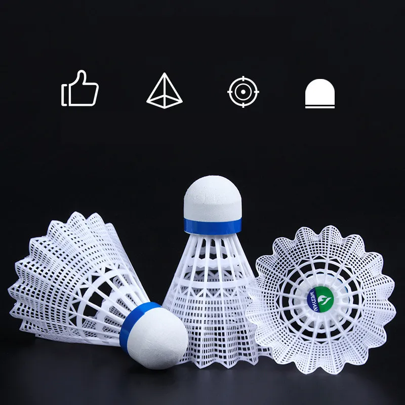 Sports Entertainment Badminton - Badminton Nylon Shuttlecock 评论和价格