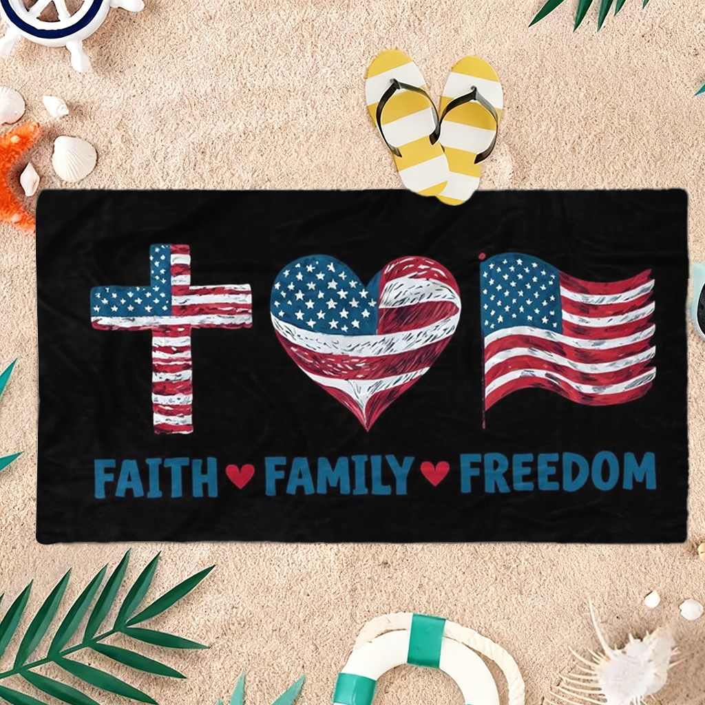 American Spirit Freedom Beach  - Towel Small Sport 评论和价格