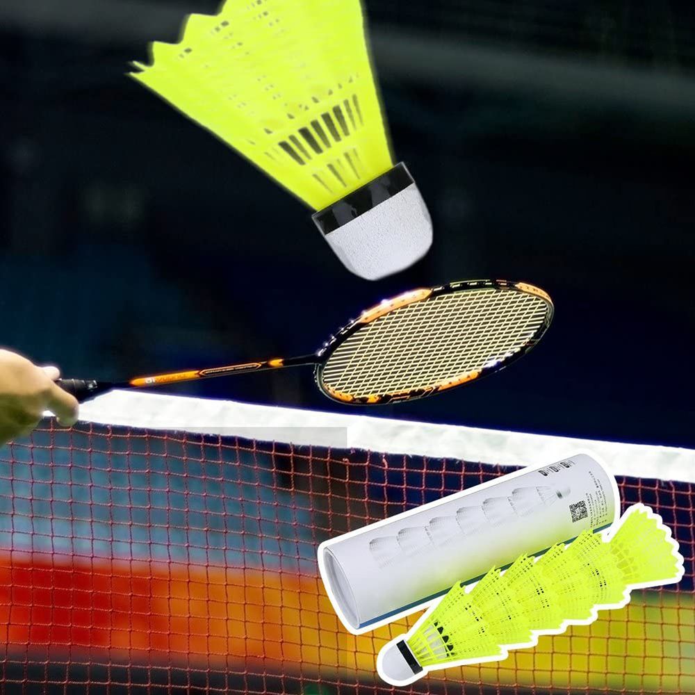 3/6/12Pcs Outdoor Sports Stabl - Badminton Nylon Shuttlecock 评论和价格