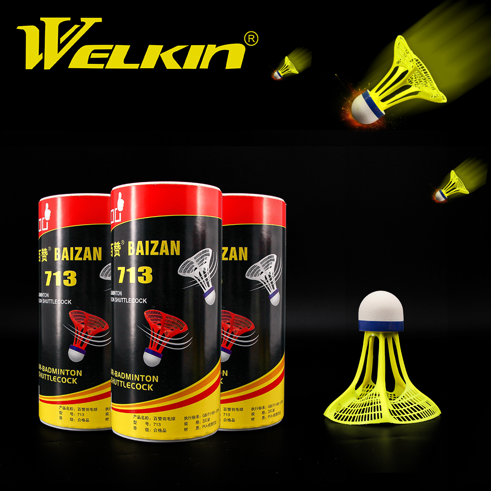 Welkin 3pcs/Pack 2022 New Orig - Badminton Nylon Shuttlecock 评论和价格