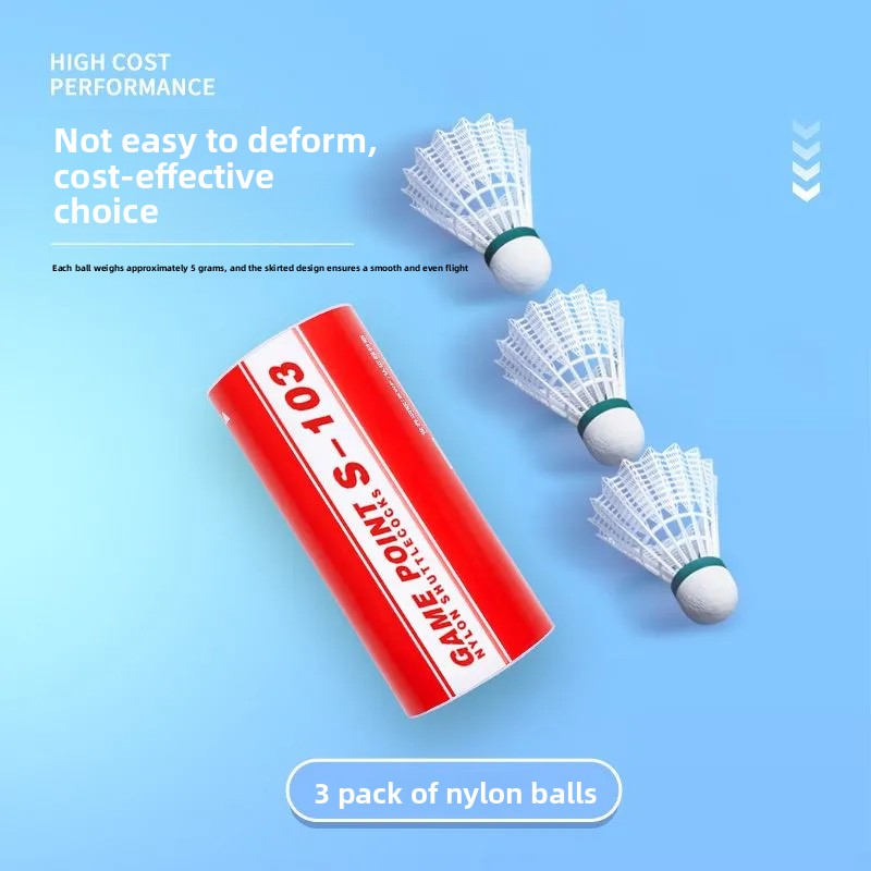 1tube 3pcs Kumpoo Badminton ba - Badminton Nylon Shuttlecock 评论和价格