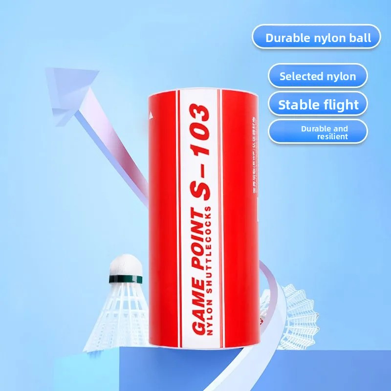 1tube 3pcs Kumpoo Badminton ba - Badminton Nylon Shuttlecock 评论和价格