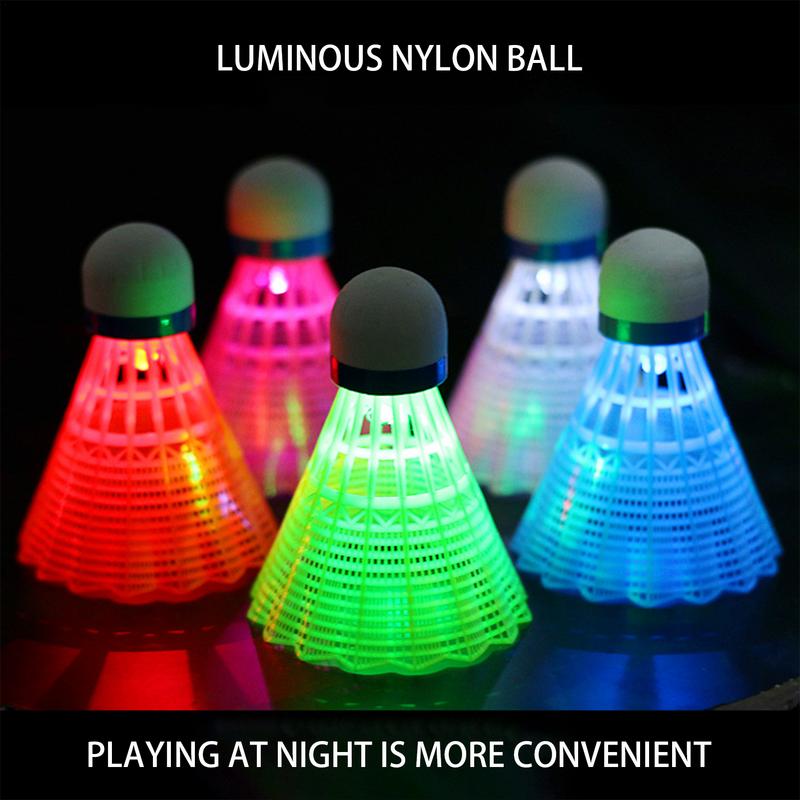 3/4pcs Lighting Badminton Dark - Badminton Nylon Shuttlecock 评论和价格