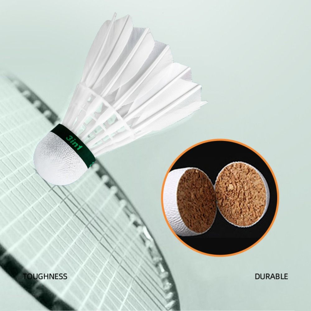 3/6/12PCS Professional Badmint - Badminton Nylon Shuttlecock 评论和价格