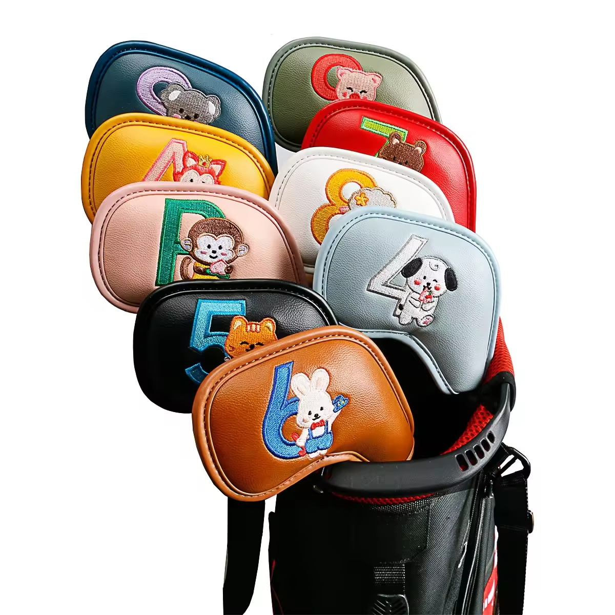 9Pcs Cute Cartoon Animal Golf  - Badminton Club 评论和价格