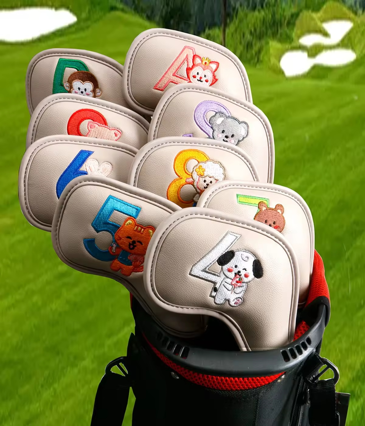 9Pcs Cute Cartoon Animal Golf  - Badminton Club 评论和价格