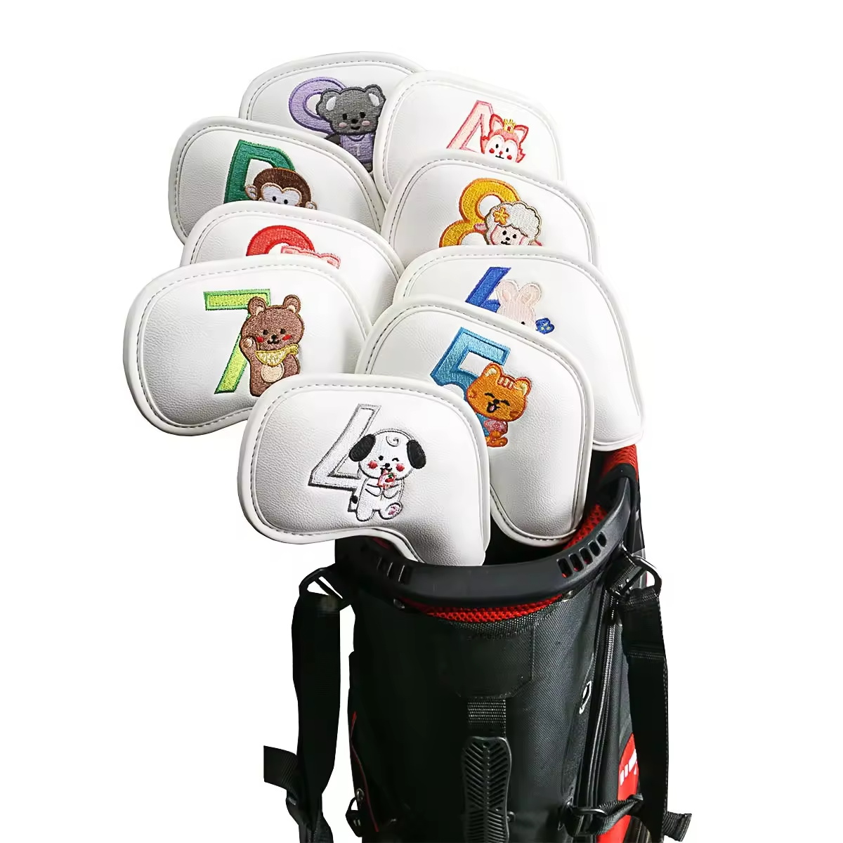 9Pcs Cute Cartoon Animal Golf  - Badminton Club 评论和价格