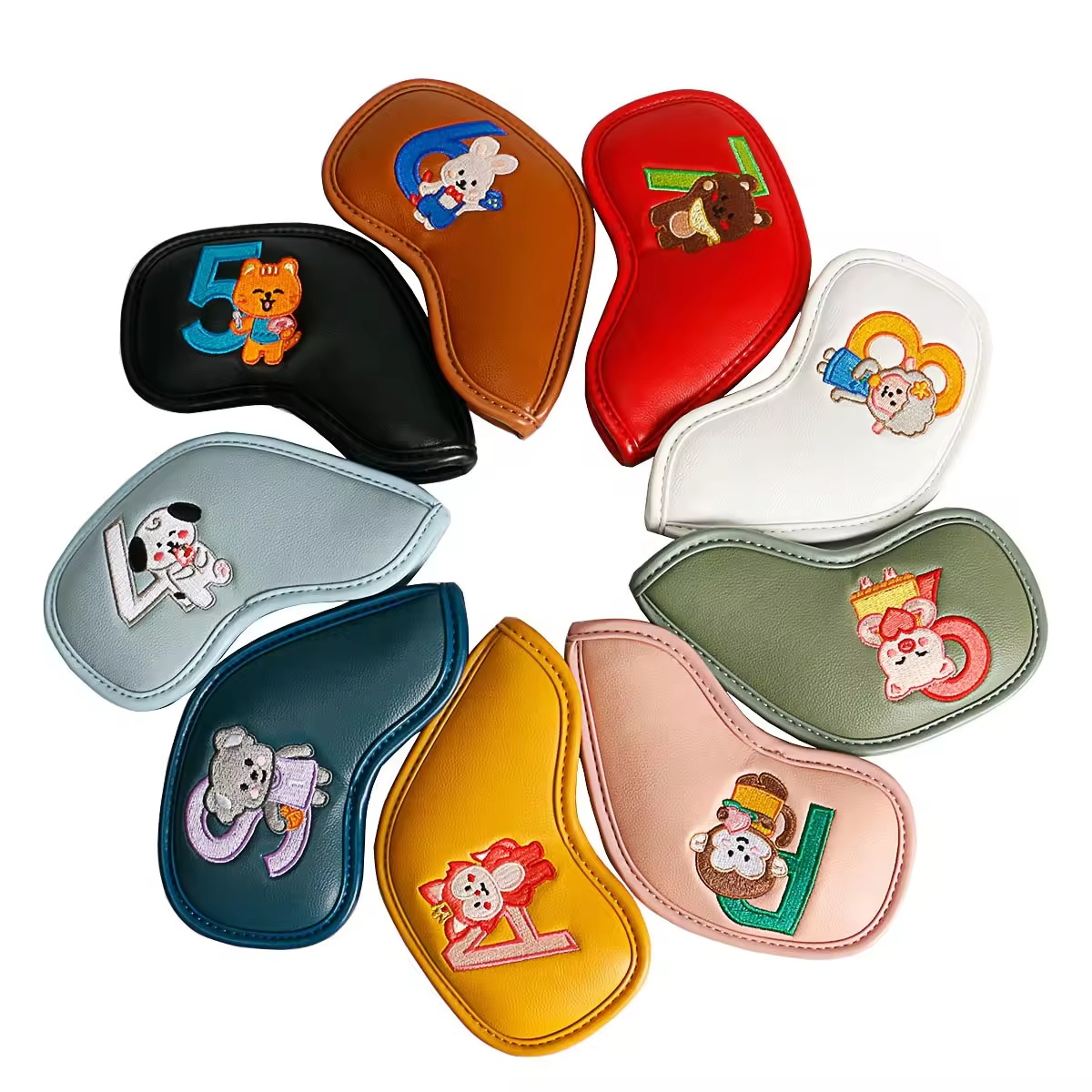 9Pcs Cute Cartoon Animal Golf  - Badminton Club 评论和价格