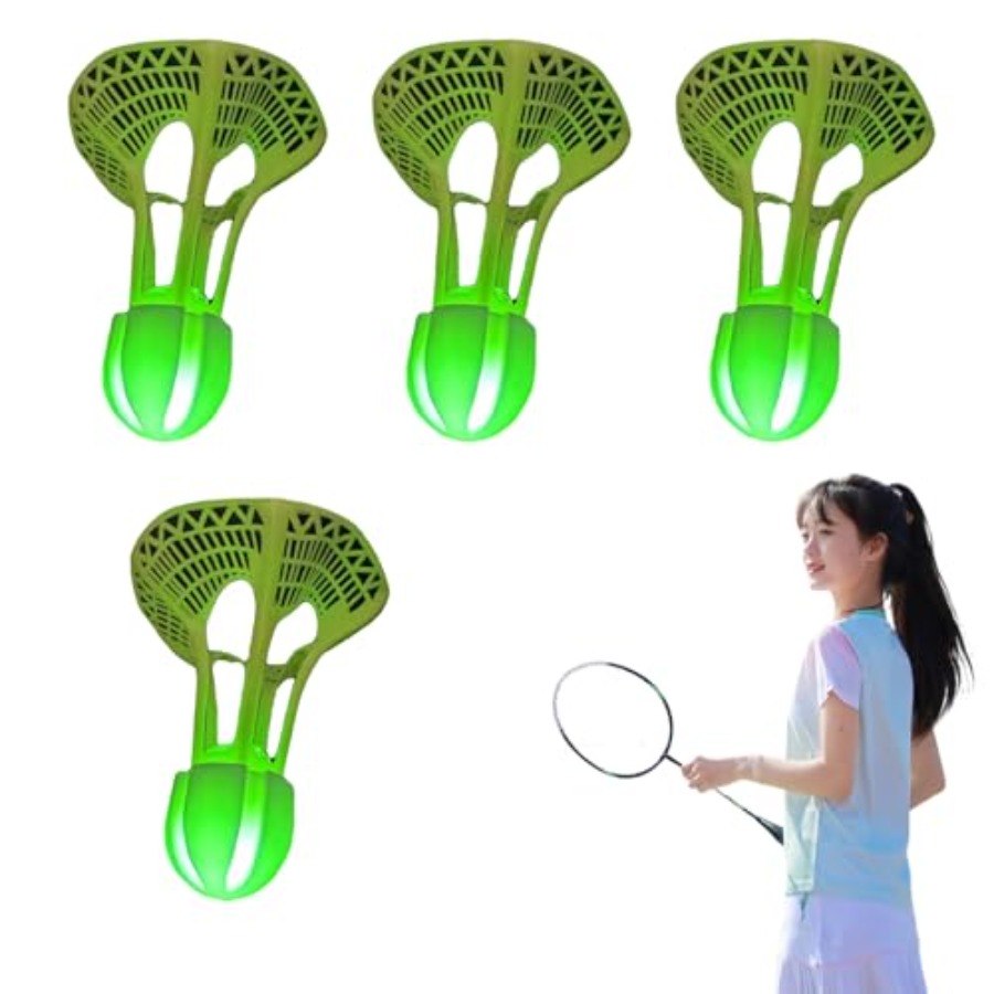 4Pcs Badminton Ball, Lighting  - Badminton Shuttlecock 评论和价格
