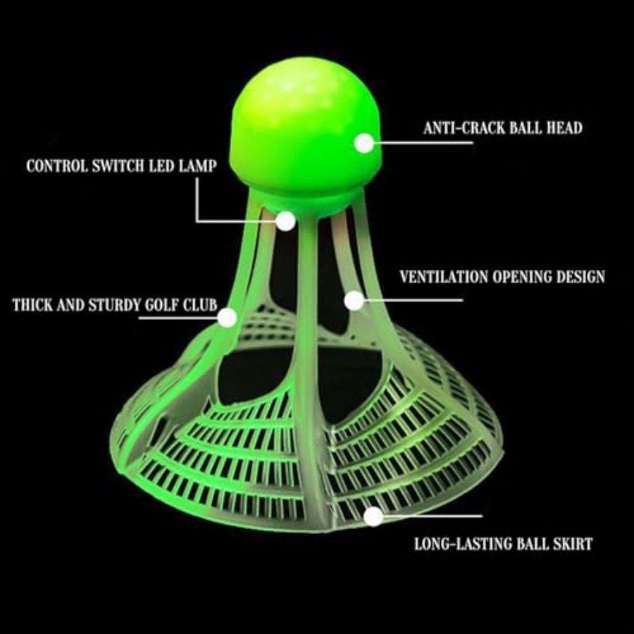 4Pcs Badminton Ball, Lighting  - Badminton Shuttlecock 评论和价格