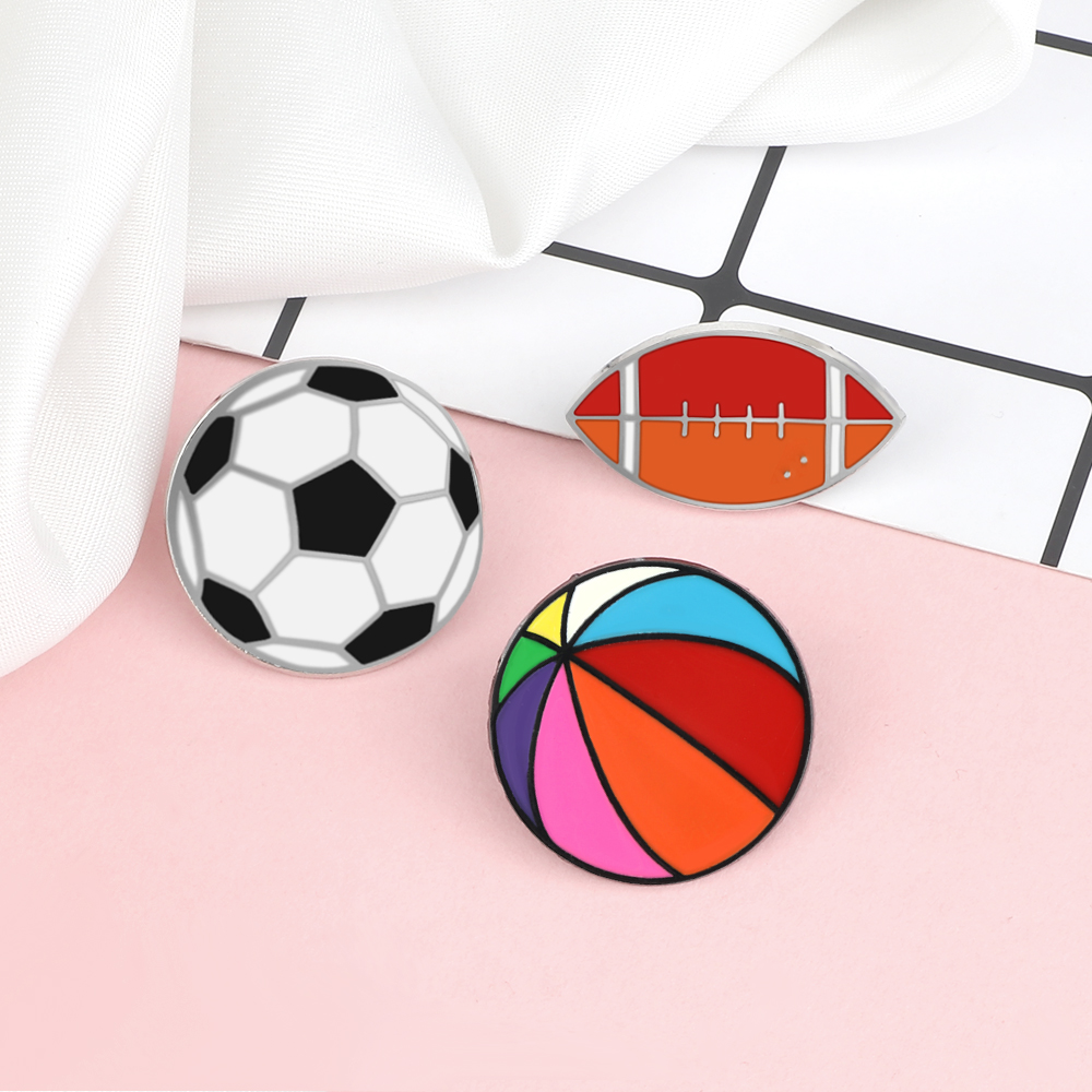 Fashion Sports Ball Lapel Pin  - Badminton Icon 评论和价格