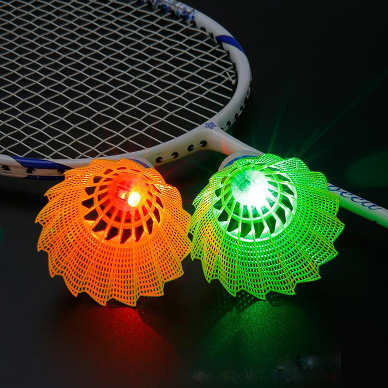 WELKIN 4pcs Dark Night LED Glo - Badminton Nylon Shuttlecock 评论和价格
